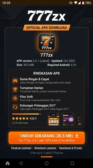 Unduh APK 777zx dengan Mudah dan Aman