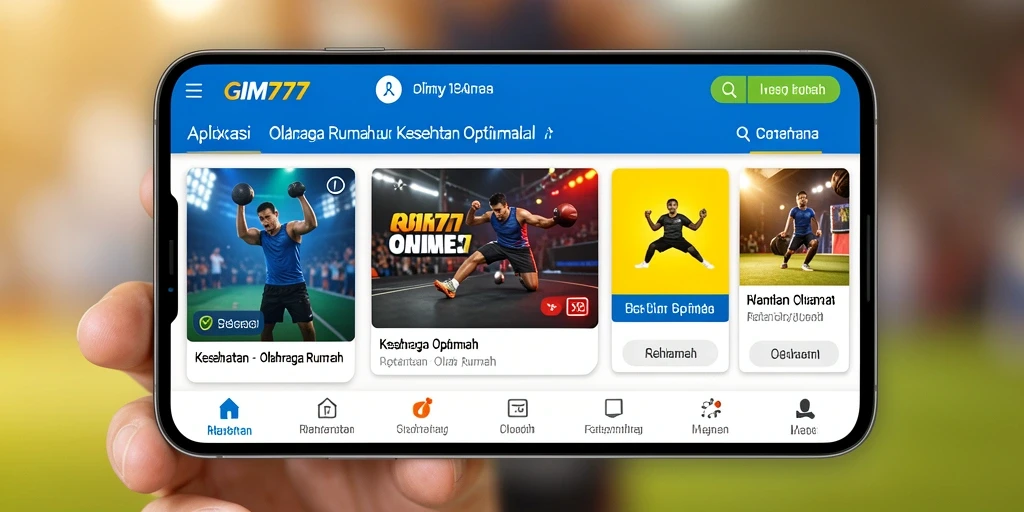 Antarmuka pengguna GIM777 yang intuitif dan mudah digunakan.