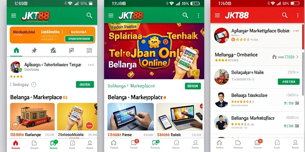 Tampilan antarmuka JKT88 yang intuitif dan menarik untuk belanja online.